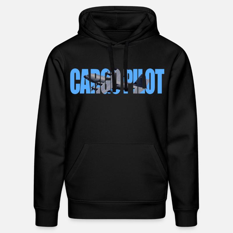 Cargo Pilot C-130 - Stanley/Stella Unisex Bio-Hoodie DRUMMER - Schwarz