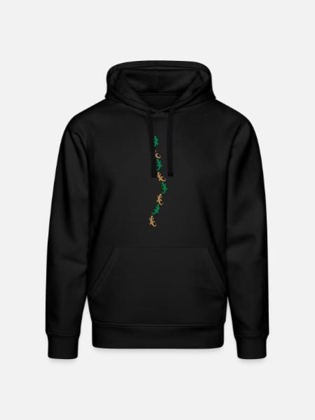 Eight Geckos - Stanley/Stella DRUMMER Unisex Organic Hoodie - black