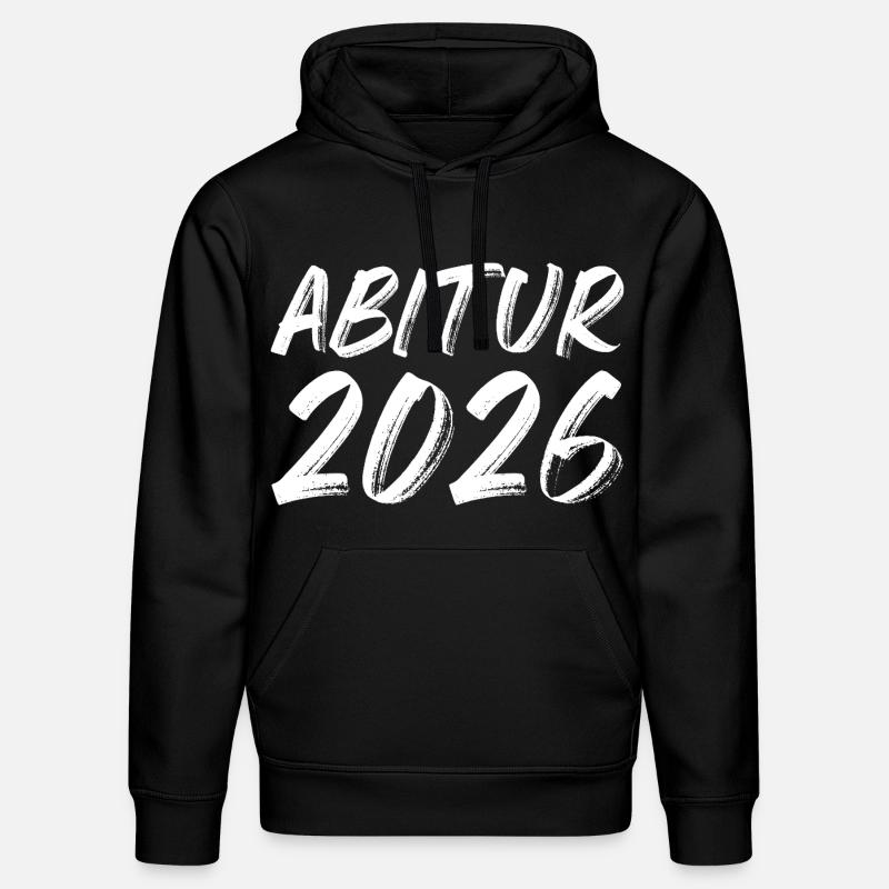 Abitur 2026 - Sweat à capuche bio DRUMMER Stanley/Stella Unisexe - noir