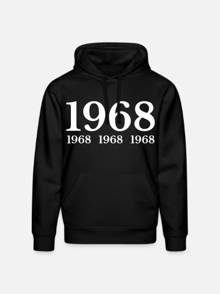 1968 - Stanley/Stella Unisex Bio-Hoodie DRUMMER  - Schwarz