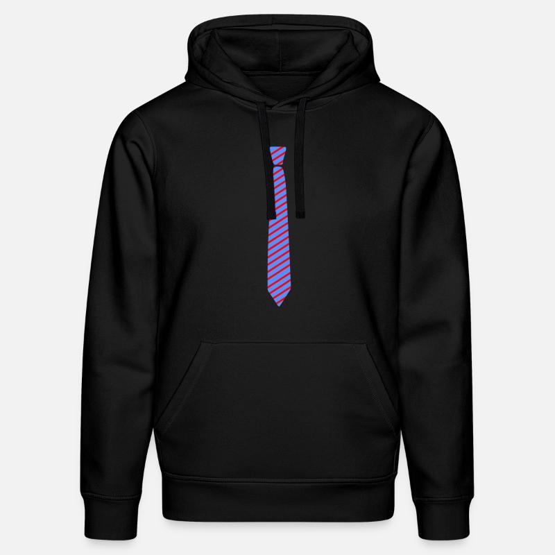 krawatte 2 - Stanley/Stella Unisex Bio-Hoodie DRUMMER - Schwarz