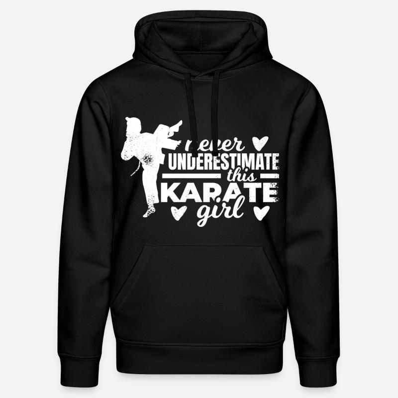 Karaté Filles - Sweat à capuche bio DRUMMER Stanley/Stella Unisexe - noir