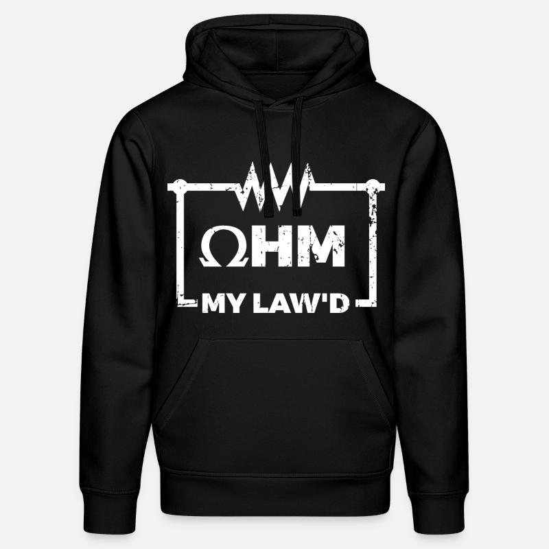OHMsches Gesetz - Stanley/Stella Unisex Bio-Hoodie DRUMMER  - Schwarz