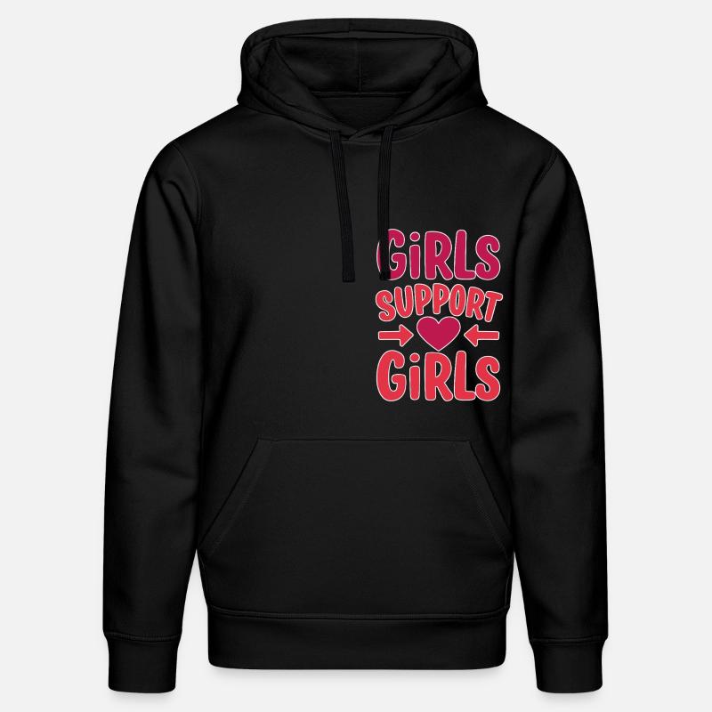 Filles Soutien Filles Amitié - Sweat à capuche bio DRUMMER Stanley/Stella Unisexe - noir