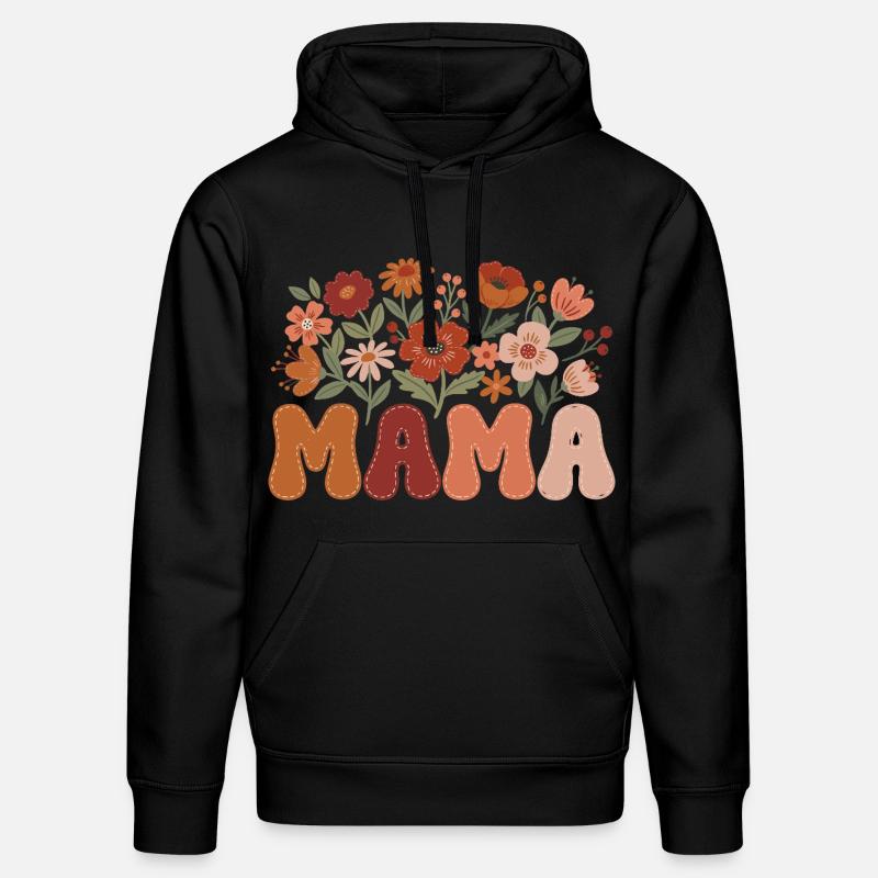 Mama - Sweat à capuche bio DRUMMER Stanley/Stella Unisexe - noir