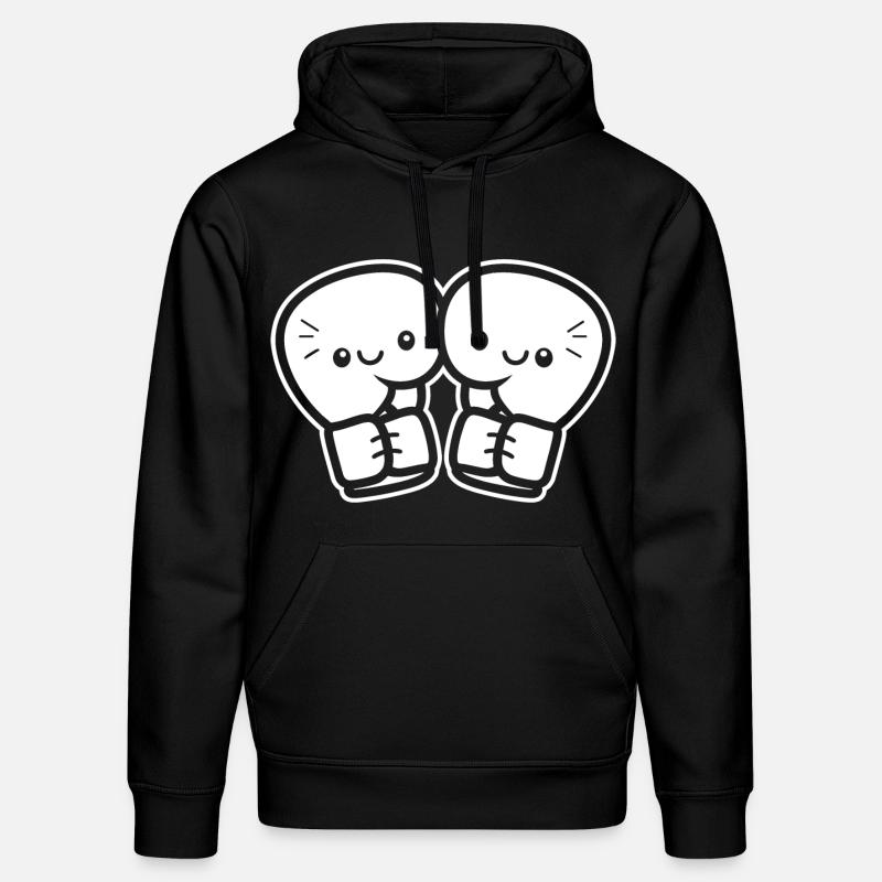 Gants de boxe drôles - Sweat à capuche bio DRUMMER Stanley/Stella Unisexe - noir