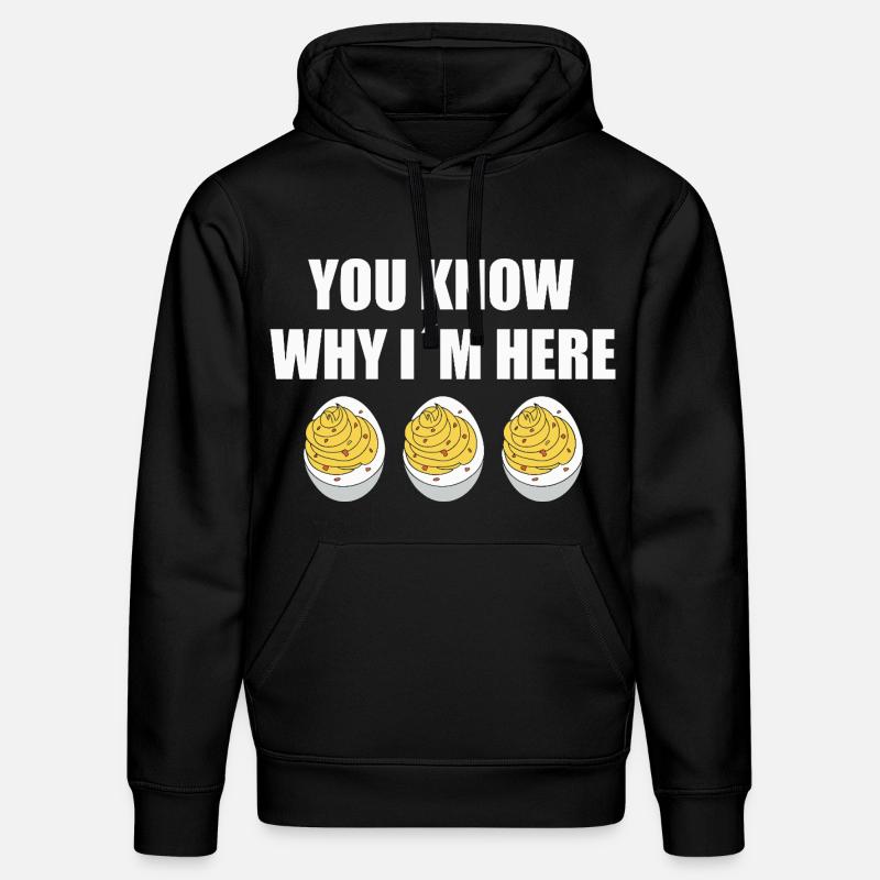 Gefüllte Eier - Stanley/Stella Unisex Bio-Hoodie DRUMMER  - Schwarz