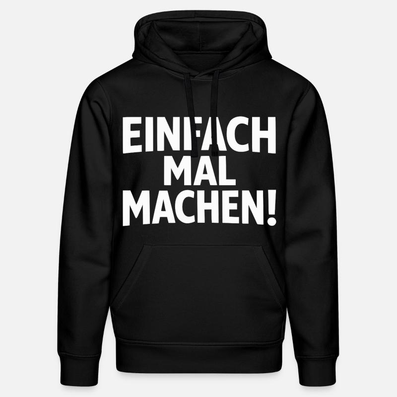 Fais-le simplement - Sweat à capuche bio DRUMMER Stanley/Stella Unisexe - noir