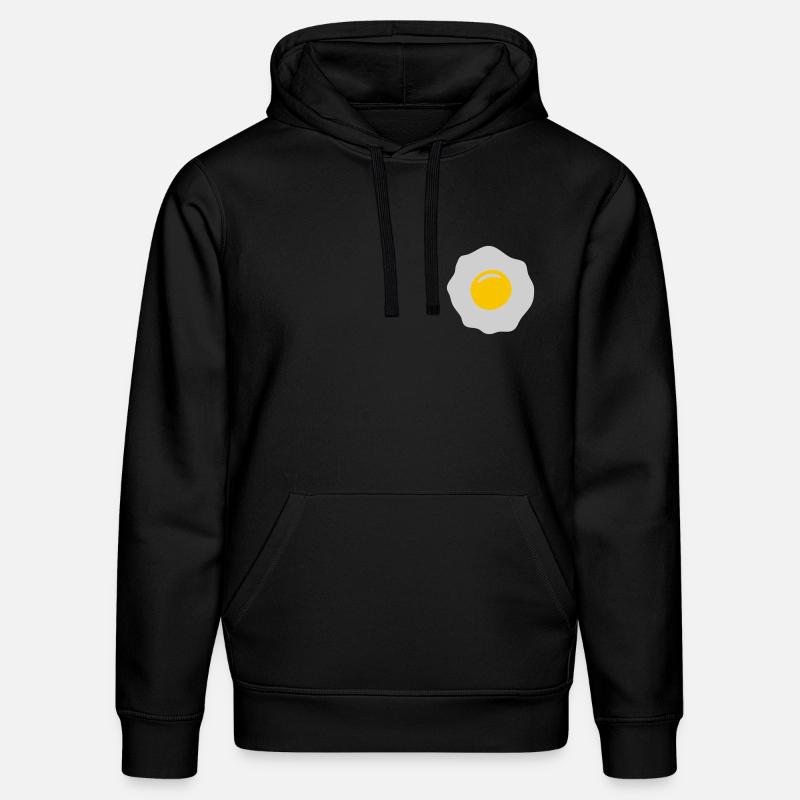 egg ei spiegelei - Sweat à capuche bio DRUMMER Stanley/Stella Unisexe - noir