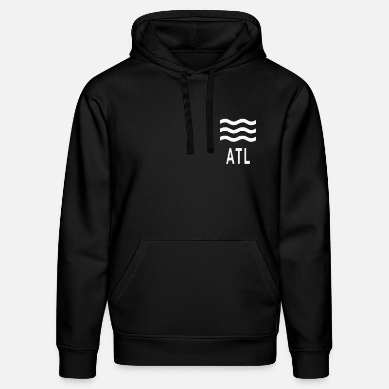 ATL Waves Graphic Tee - Sweat à capuche bio DRUMMER Stanley/Stella Unisexe - noir