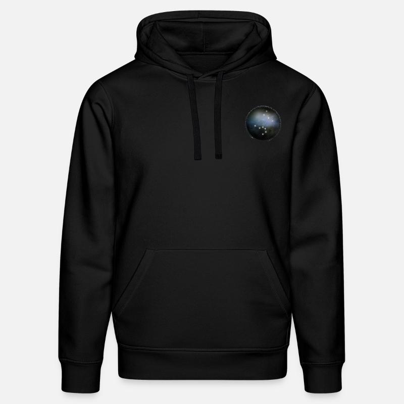 Sternzeichen - Löwe - Universum - Stanley/Stella Unisex Bio-Hoodie DRUMMER  - Schwarz