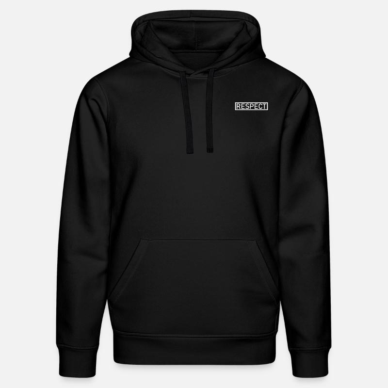 Respect - Stanley/Stella Unisex Bio-Hoodie DRUMMER  - Schwarz