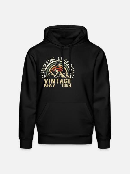 May 1954 - May 1954 - Stanley/Stella DRUMMER Unisex Organic Hoodie - black