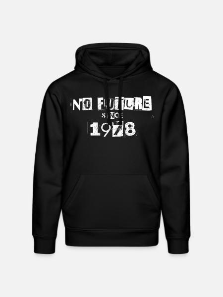 No Future 78 - Stanley/Stella DRUMMER Unisex Organic Hoodie - black