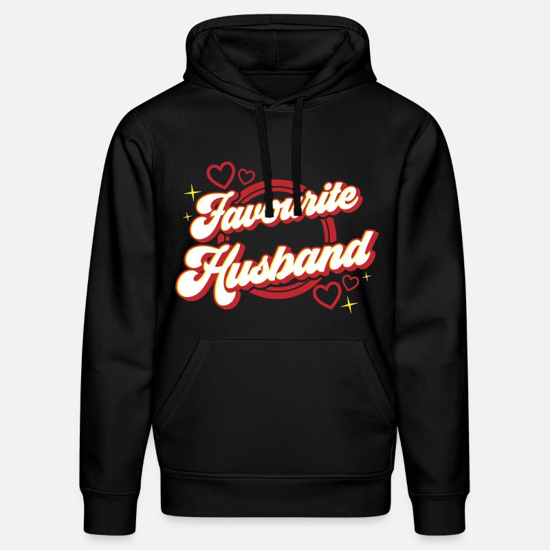 Favourite Husband | Farben änderbar - Stanley/Stella Unisex Bio-Hoodie DRUMMER  - Schwarz