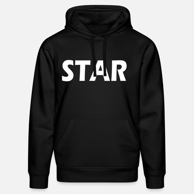 Star - Stanley/Stella Unisex Bio-Hoodie DRUMMER - Schwarz