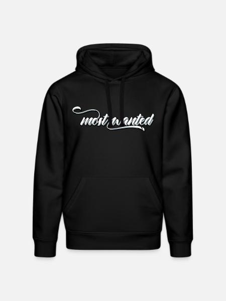 most wanted - Stanley/Stella DRUMMER Unisex Organic Hoodie - black