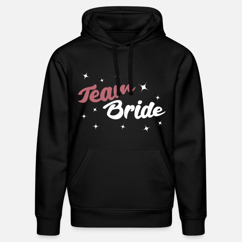 Équipe Mariée - Sweat à capuche bio DRUMMER Stanley/Stella Unisexe - noir