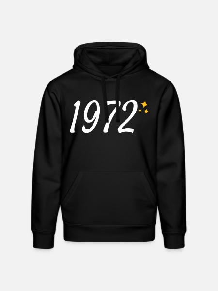 1972 - Stanley/Stella DRUMMER Unisex Organic Hoodie - black