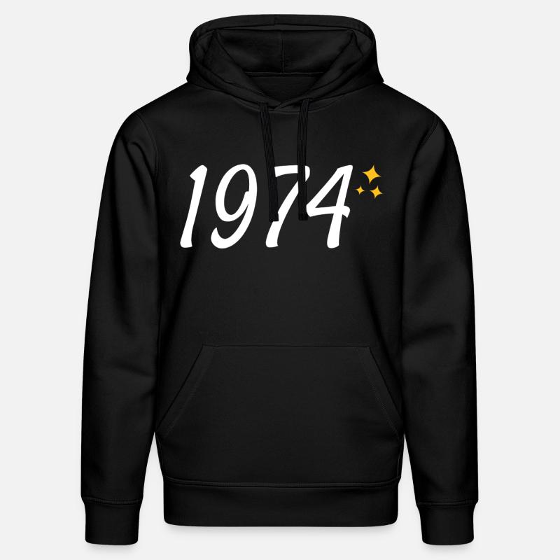 1974 - Sweat à capuche bio DRUMMER Stanley/Stella Unisexe - noir