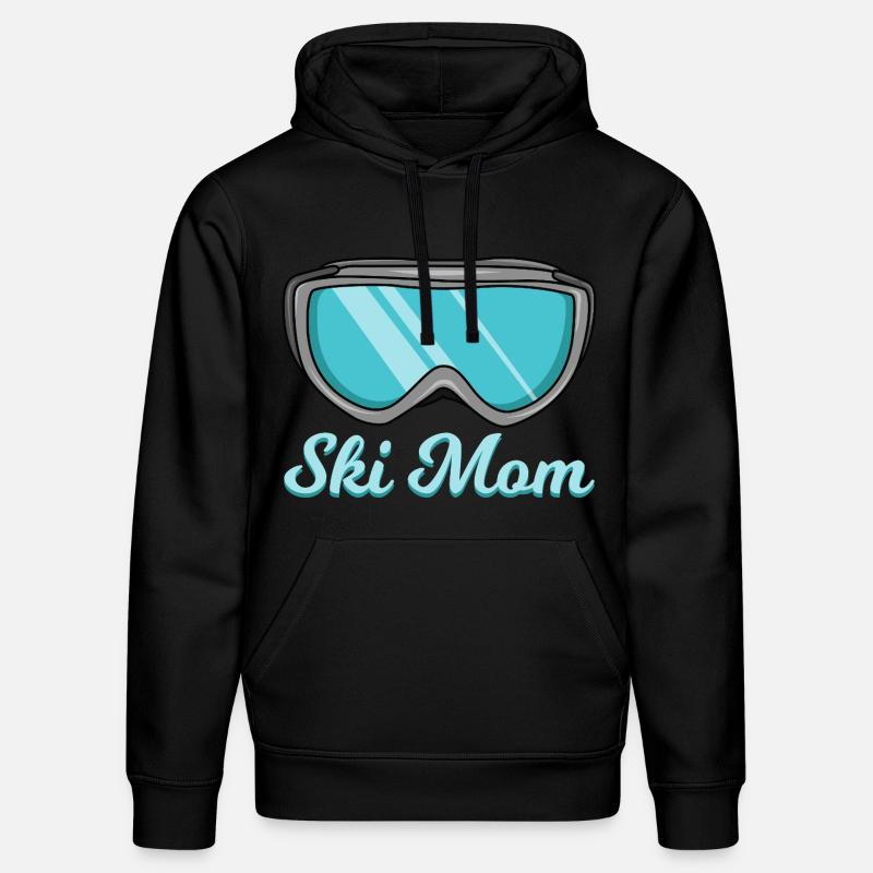Maman skieuse - Sweat à capuche bio DRUMMER Stanley/Stella Unisexe - noir