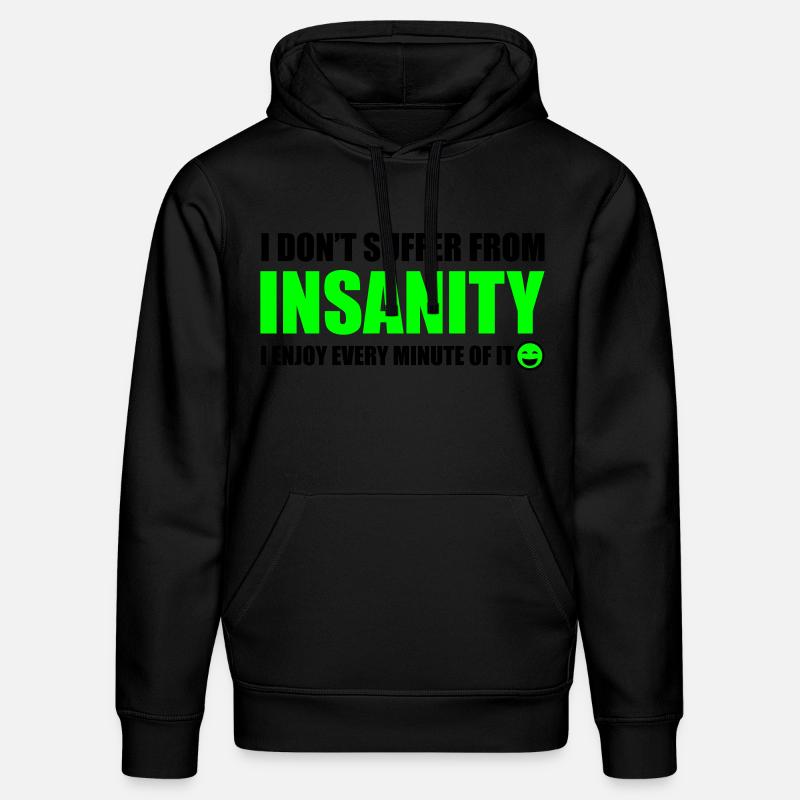 Insanity - Sweat à capuche bio DRUMMER Stanley/Stella Unisexe - noir