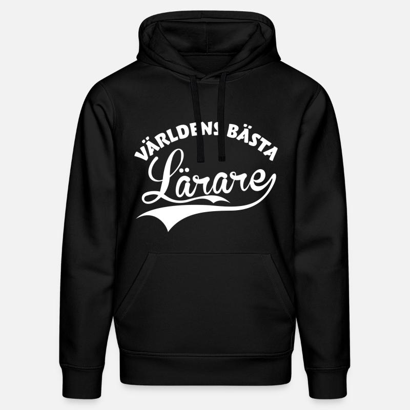 Världens Bästa Lärare - Sweat à capuche bio DRUMMER Stanley/Stella Unisexe - noir