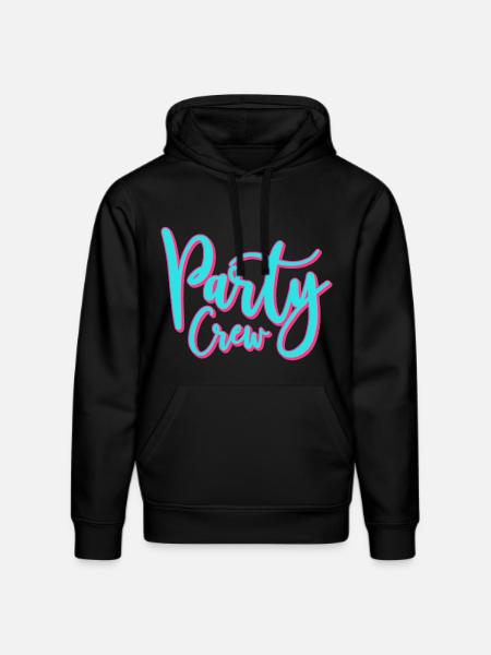 Partycrew / Party Crew - Stanley/Stella Unisex Bio-Hoodie DRUMMER  - Schwarz