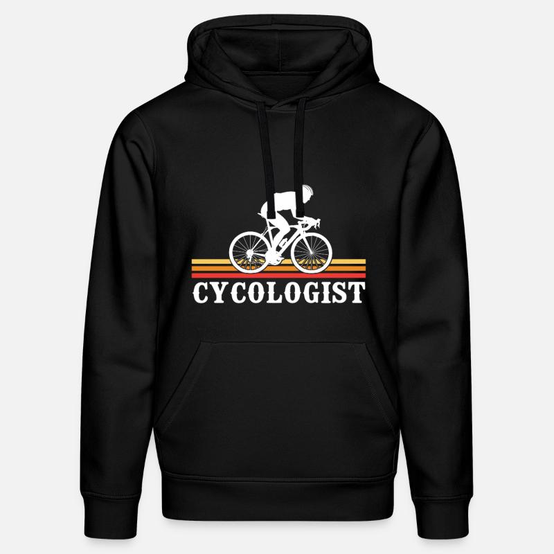 Cyclisme cycologue - Sweat à capuche bio DRUMMER Stanley/Stella Unisexe - noir
