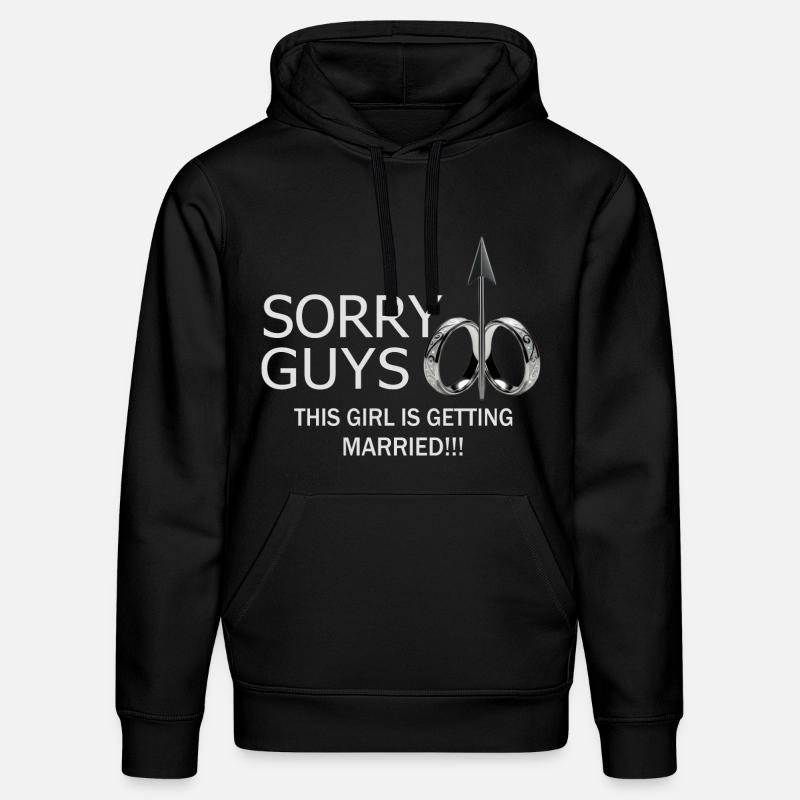 Mädchen wird Heiraten - Stanley/Stella Unisex Bio-Hoodie DRUMMER  - Schwarz