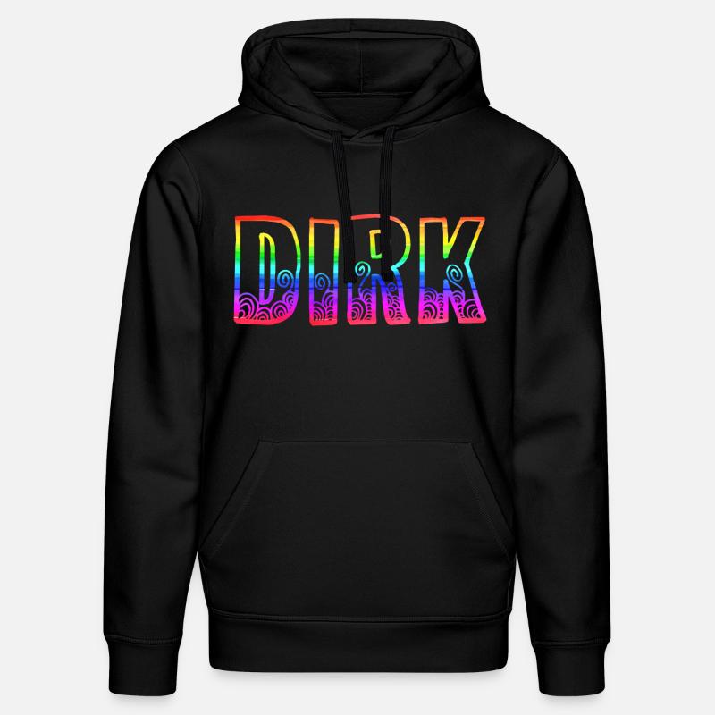dirk rs arc-en-ciel - Sweat à capuche bio DRUMMER Stanley/Stella Unisexe - noir