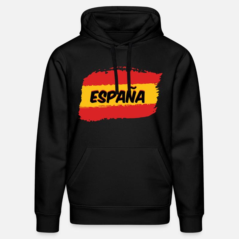 Drapeau espagnol - Sweat à capuche bio DRUMMER Stanley/Stella Unisexe - noir