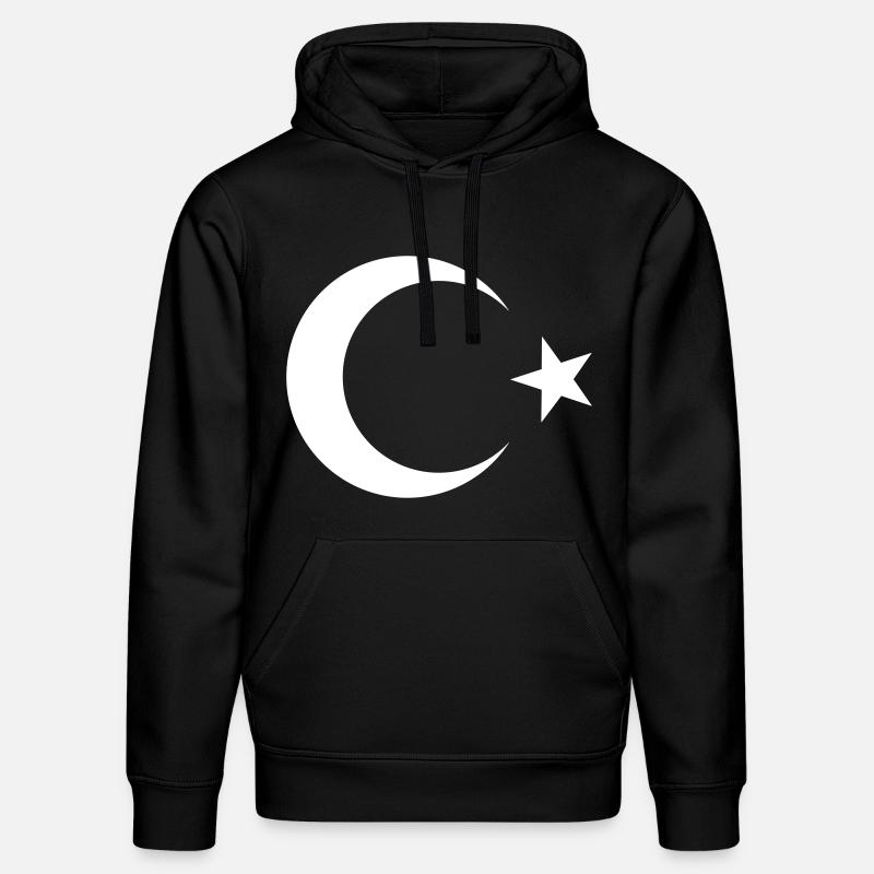 Drapeau de la Turquie Türkiye - Sweat à capuche bio DRUMMER Stanley/Stella Unisexe - noir