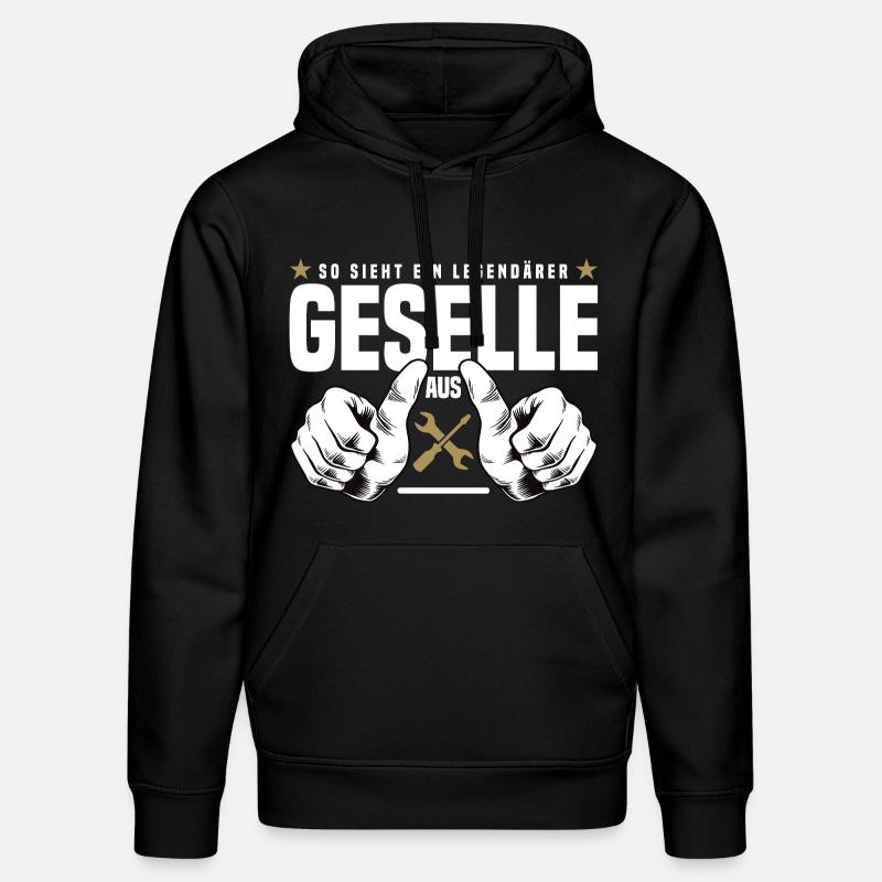 Compagnon - Sweat à capuche bio DRUMMER Stanley/Stella Unisexe - noir