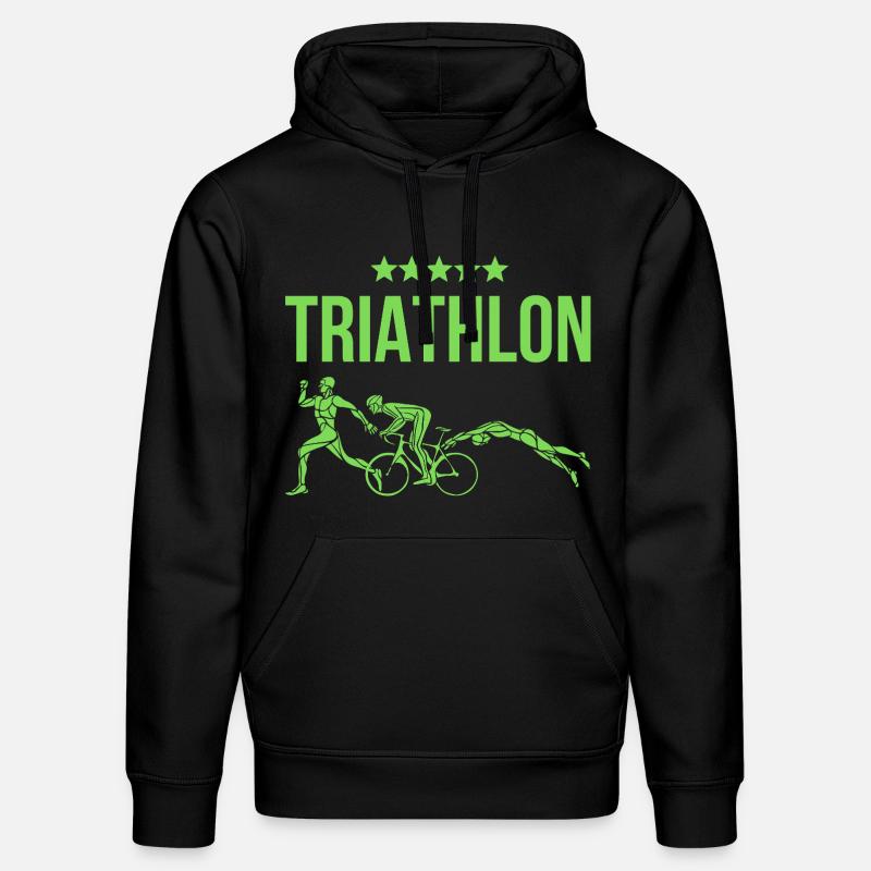 Triathlon - Sweat à capuche bio DRUMMER Stanley/Stella Unisexe - noir