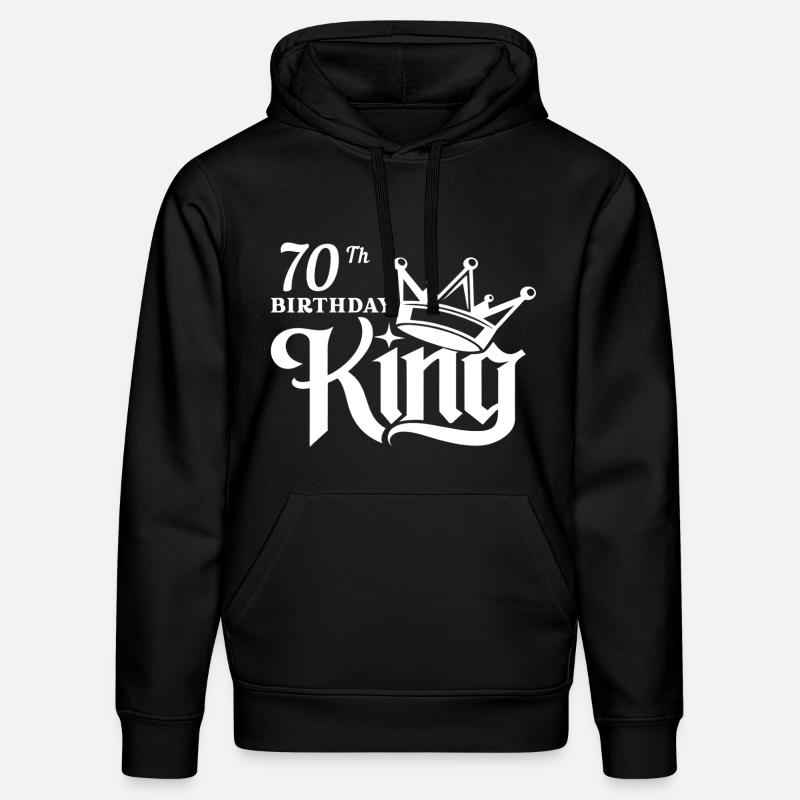 Roi du 70e anniversaire - Sweat à capuche bio DRUMMER Stanley/Stella Unisexe - noir