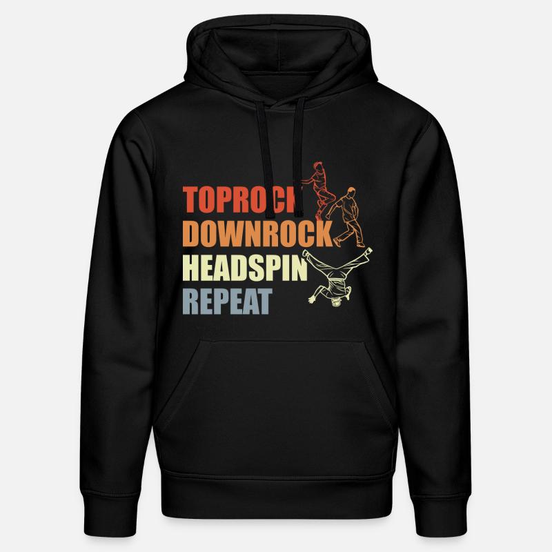 Breakdance Routine - Stanley/Stella Unisex Bio-Hoodie DRUMMER  - Schwarz