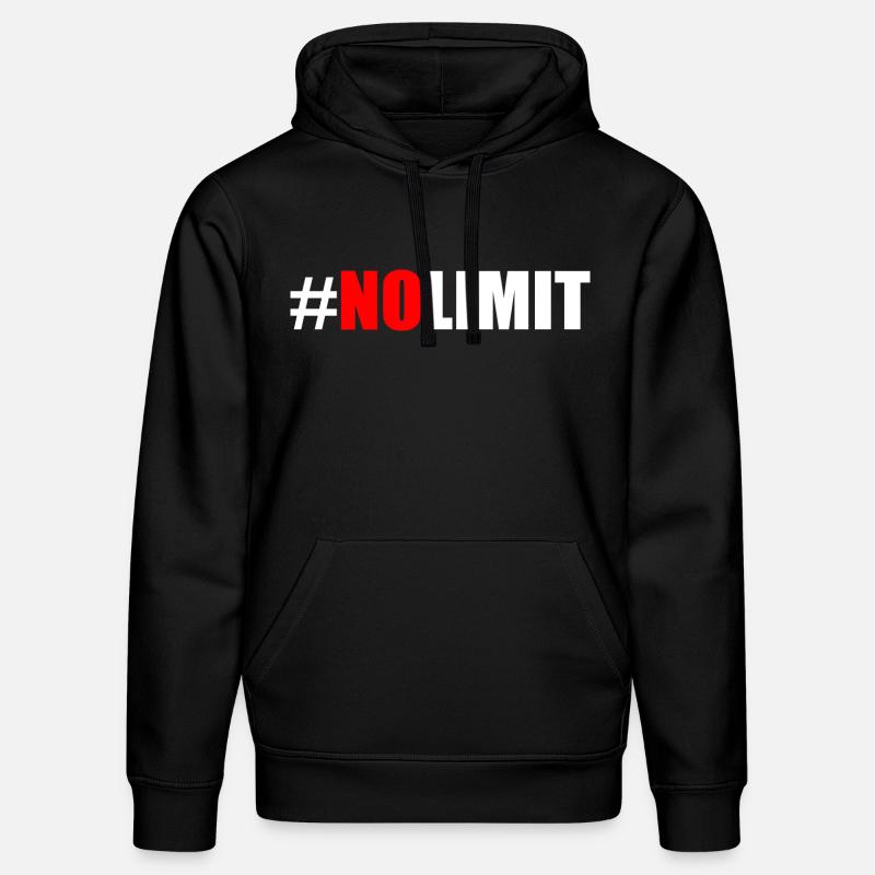 No limit - Sweat à capuche bio DRUMMER Stanley/Stella Unisexe - noir