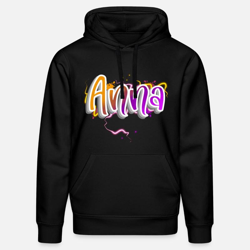 Anna - Sweat à capuche bio DRUMMER Stanley/Stella Unisexe - noir