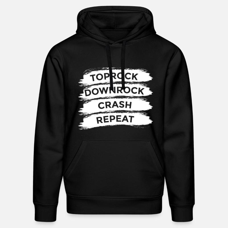 Breakdance Techniken - Stanley/Stella Unisex Bio-Hoodie DRUMMER  - Schwarz