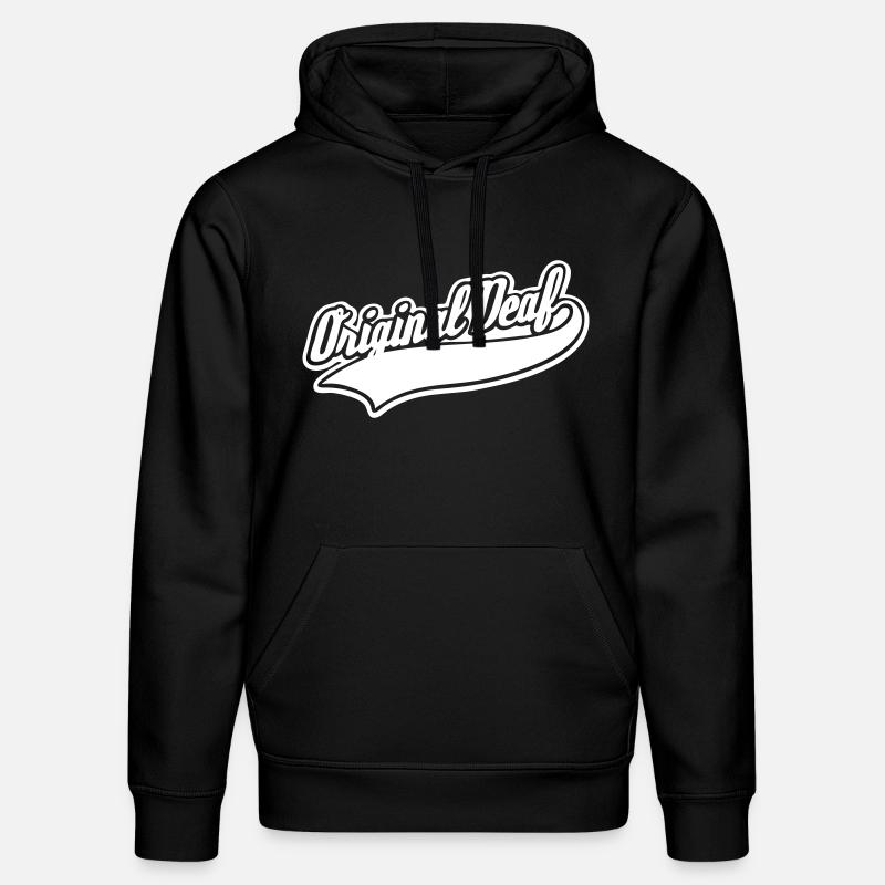 Original Deaf - Stanley/Stella Unisex Bio-Hoodie DRUMMER  - Schwarz