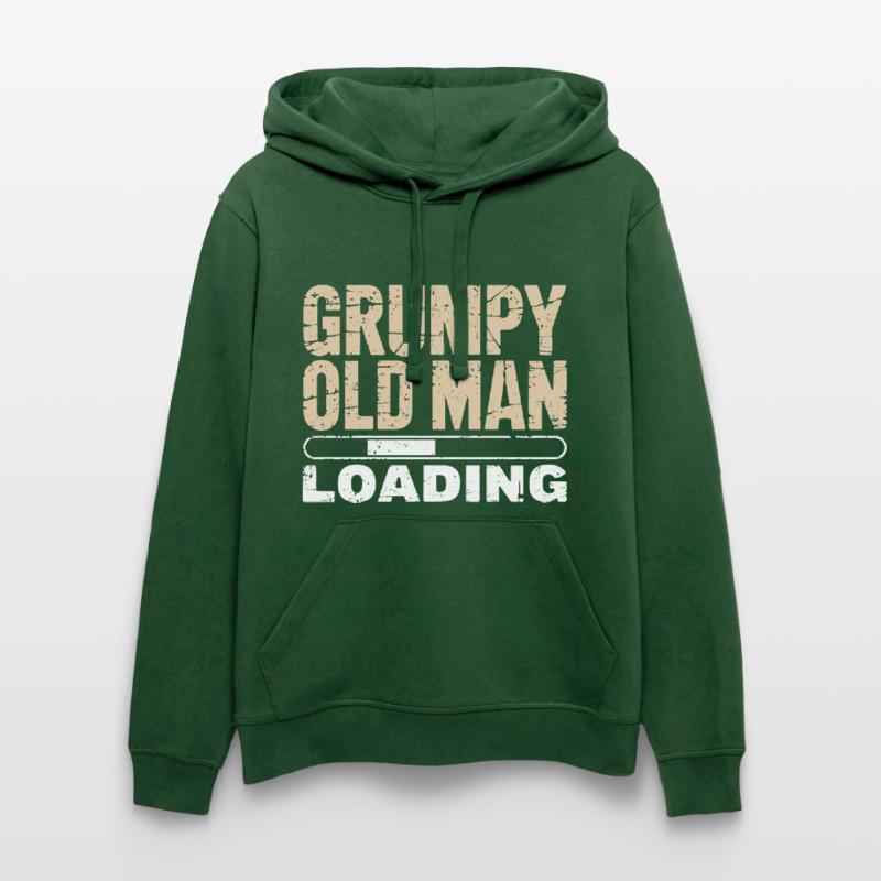 Grumpy Old Man Loading Sweat à capuche bio DRUMMER Stanley/Stella Unisexe