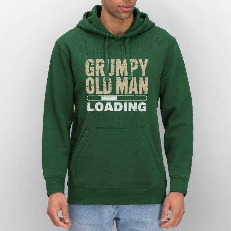 Grumpy Old Man Loading Sweat à capuche bio DRUMMER Stanley/Stella Unisexe
