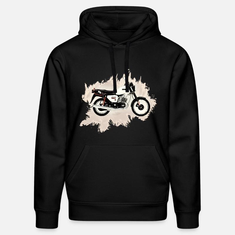 MZ ETZ 150 - Sweat à capuche bio DRUMMER Stanley/Stella Unisexe - noir
