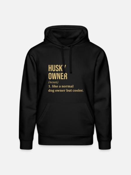 Husky - Stanley/Stella DRUMMER Unisex Organic Hoodie - black