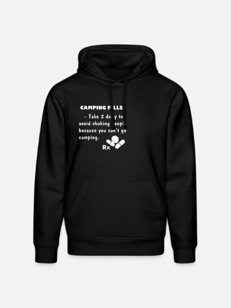 Camping Pills - Stanley/Stella DRUMMER Unisex Organic Hoodie - black