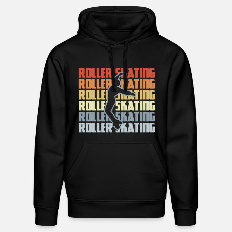 Roller Skating Disco - Sweat à capuche bio DRUMMER Stanley/Stella Unisexe - noir