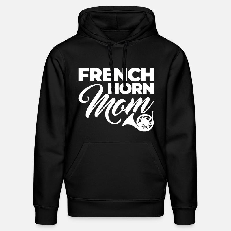 Mère Cor Français - Sweat à capuche bio DRUMMER Stanley/Stella Unisexe - noir