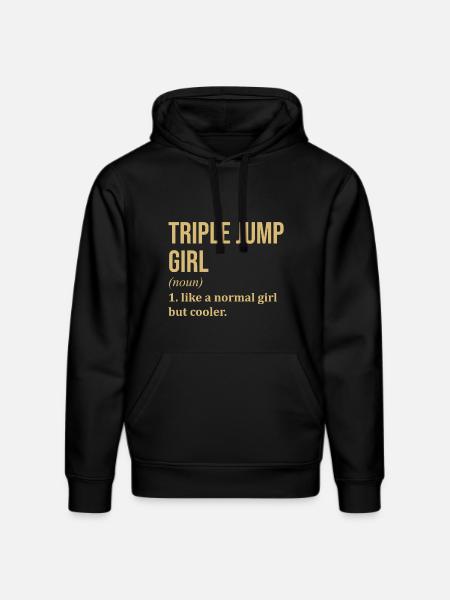 Triple Jump - Stanley/Stella DRUMMER Unisex Organic Hoodie - black