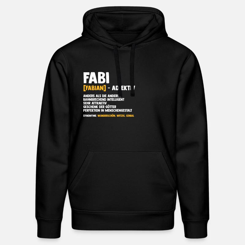 Fabien - Sweat à capuche bio DRUMMER Stanley/Stella Unisexe - noir